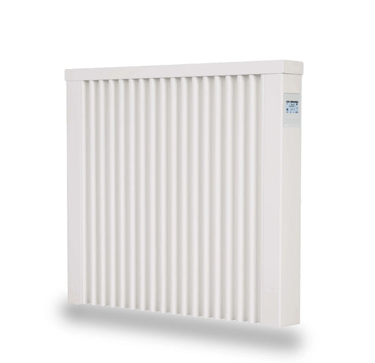 Dachbodenstudio mit effizienter Elektroheizung
Küche mit energiesparender Elektroheizung an Außenwand
Schlafzimmer mit leiser AeroFlow Slim Heizung
Flur mit schmalem Radiator un Parkettboden
Elektroheizung mit Kabelkanal und Wandhalterung
Detail Nahaufnahme der Lamellen eines Heizkörpers 
Montage der Wandkonsole einer Elektroheizung
Smart Thermostat Bedienung an Elektroheizung 
Elektroheizung im Gartenhaus für Übergangsheizen
Wohnraum mit PV kompatibler Elektroheizung 
Büro mit wartungsfreier Elektroheizung