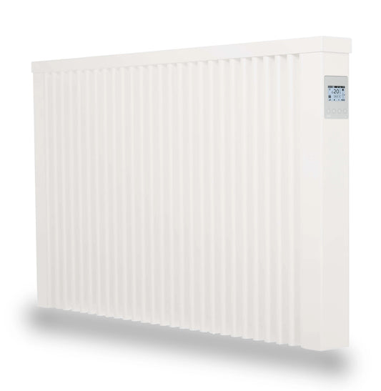 Dachbodenstudio mit effizienter Elektroheizung
Küche mit energiesparender Elektroheizung an Außenwand
Schlafzimmer mit leiser AeroFlow Slim Heizung
Flur mit schmalem Radiator un Parkettboden
Elektroheizung mit Kabelkanal und Wandhalterung
Detail Nahaufnahme der Lamellen eines Heizkörpers 
Montage der Wandkonsole einer Elektroheizung
Smart Thermostat Bedienung an Elektroheizung 
Elektroheizung im Gartenhaus für Übergangsheizen
Wohnraum mit PV kompatibler Elektroheizung 
Büro mit wartungsfreier Elektroheizung